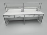 Стол островной лабораторный ЕВРО ОС2
