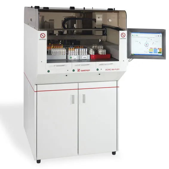 Sarstedt DC 900 Flex система для сортировки контейнеров и снятия крышек