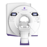GE HealthCare Signa Champion MRI scanner with circular bore and patient table
